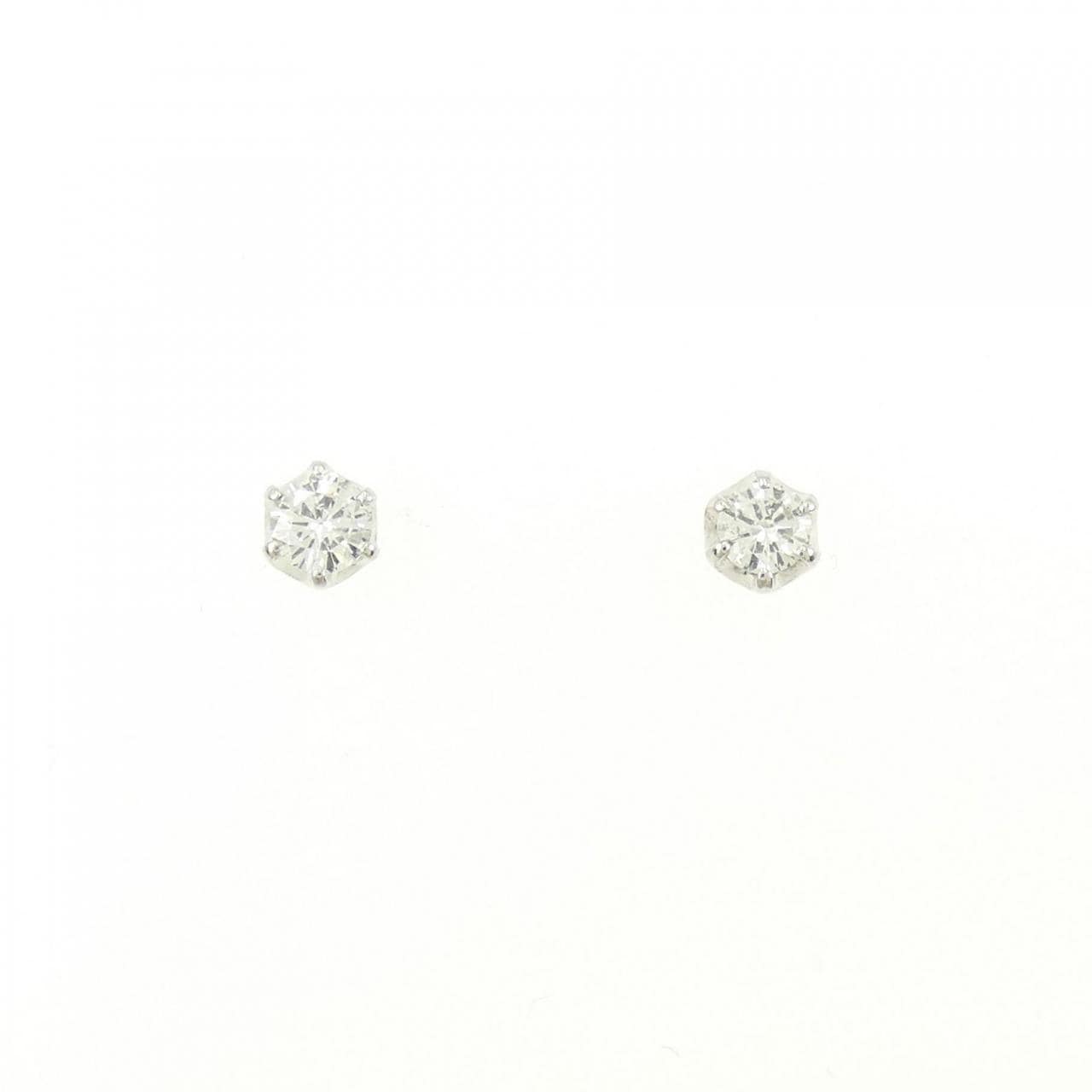 PT ソリティア ダイヤモンド ピアス 0.20CT | www.jarussi.com.br