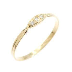 K18YG ダイヤモンド リング 0.03CT