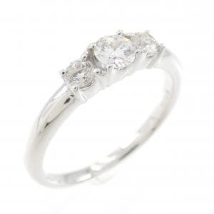 K18WG ダイヤモンド リング 0.30CT