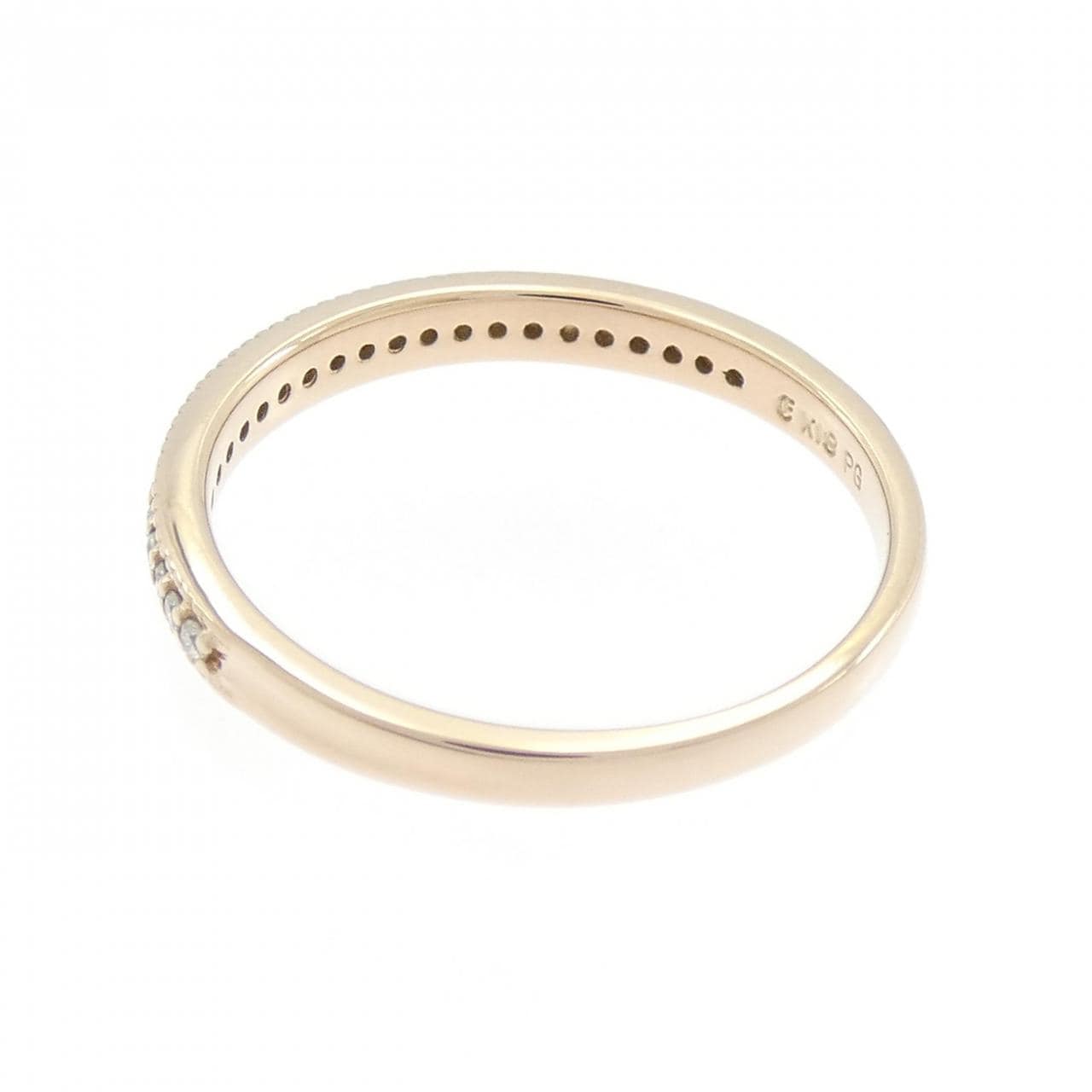 K18PG ダイヤモンド リング 0.13CT