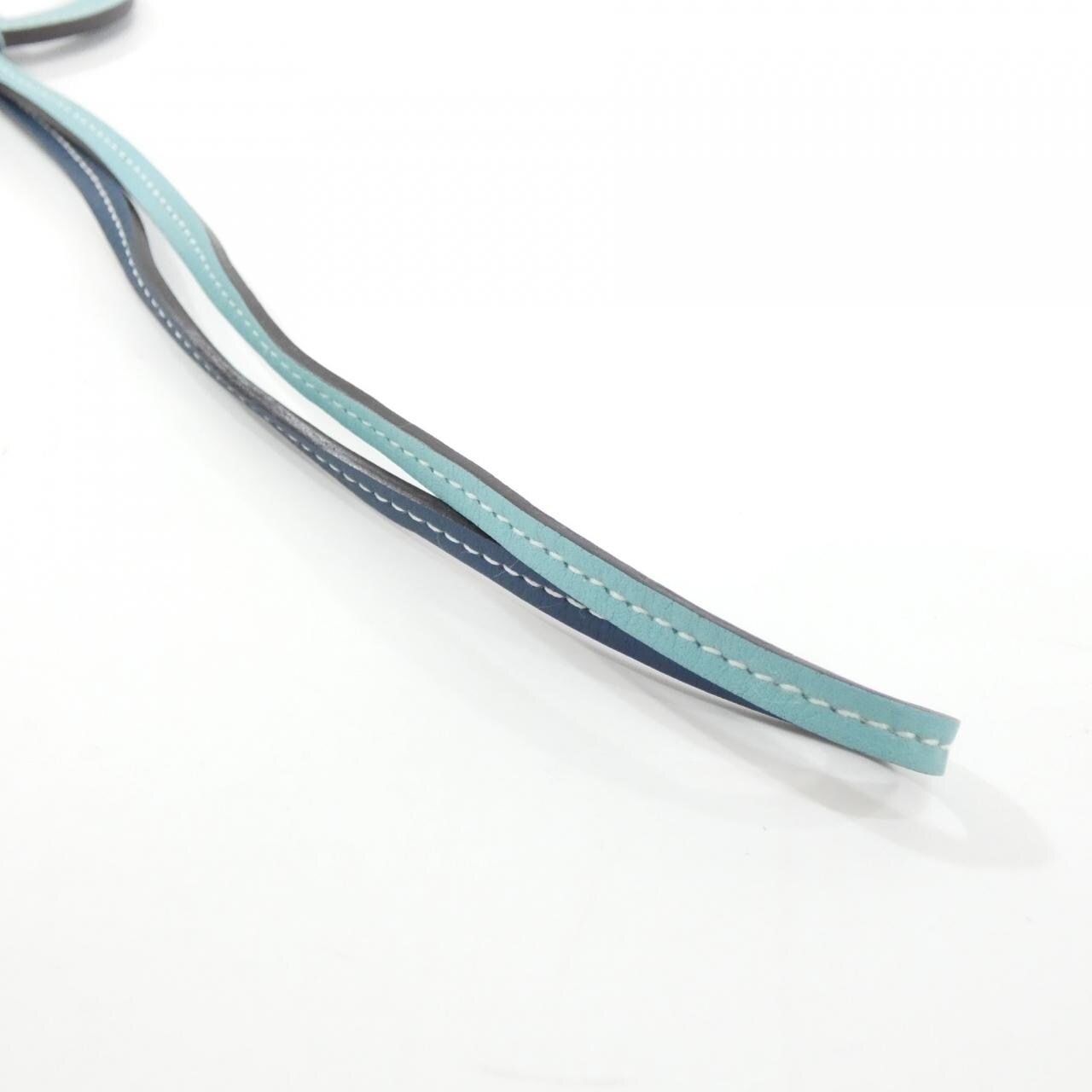 エルメス パドック シュバル バイカラー 067303CA バッグチャーム