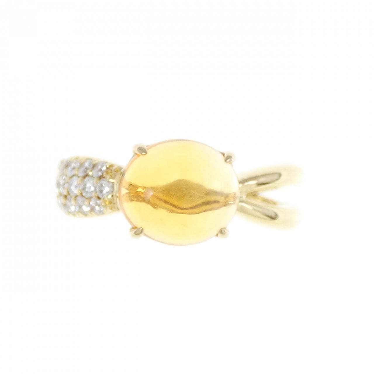 K18YG オパール リング 1.560CT