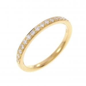 【リメイク】K24YG ハーフエタニティ ダイヤモンド リング 0.20CT