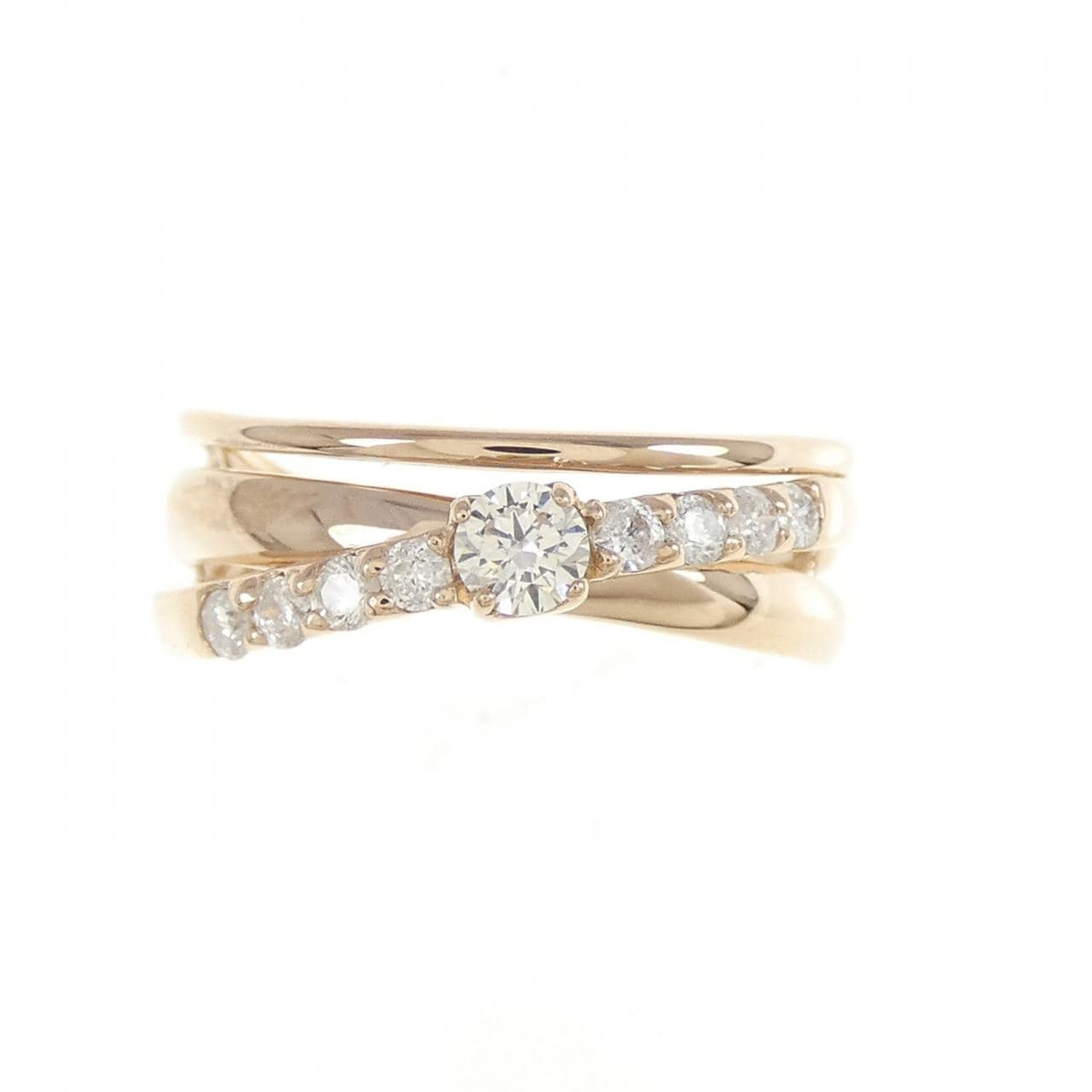 K18PG ダイヤモンド リング 0.33CT