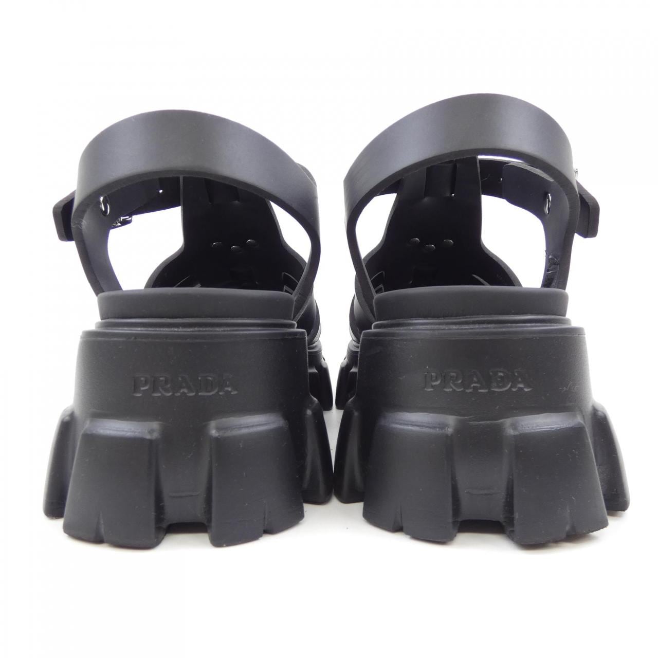 プラダ PRADA モノリス ラバーサンダル  トライアングルロゴ 2X3083 サンダル
