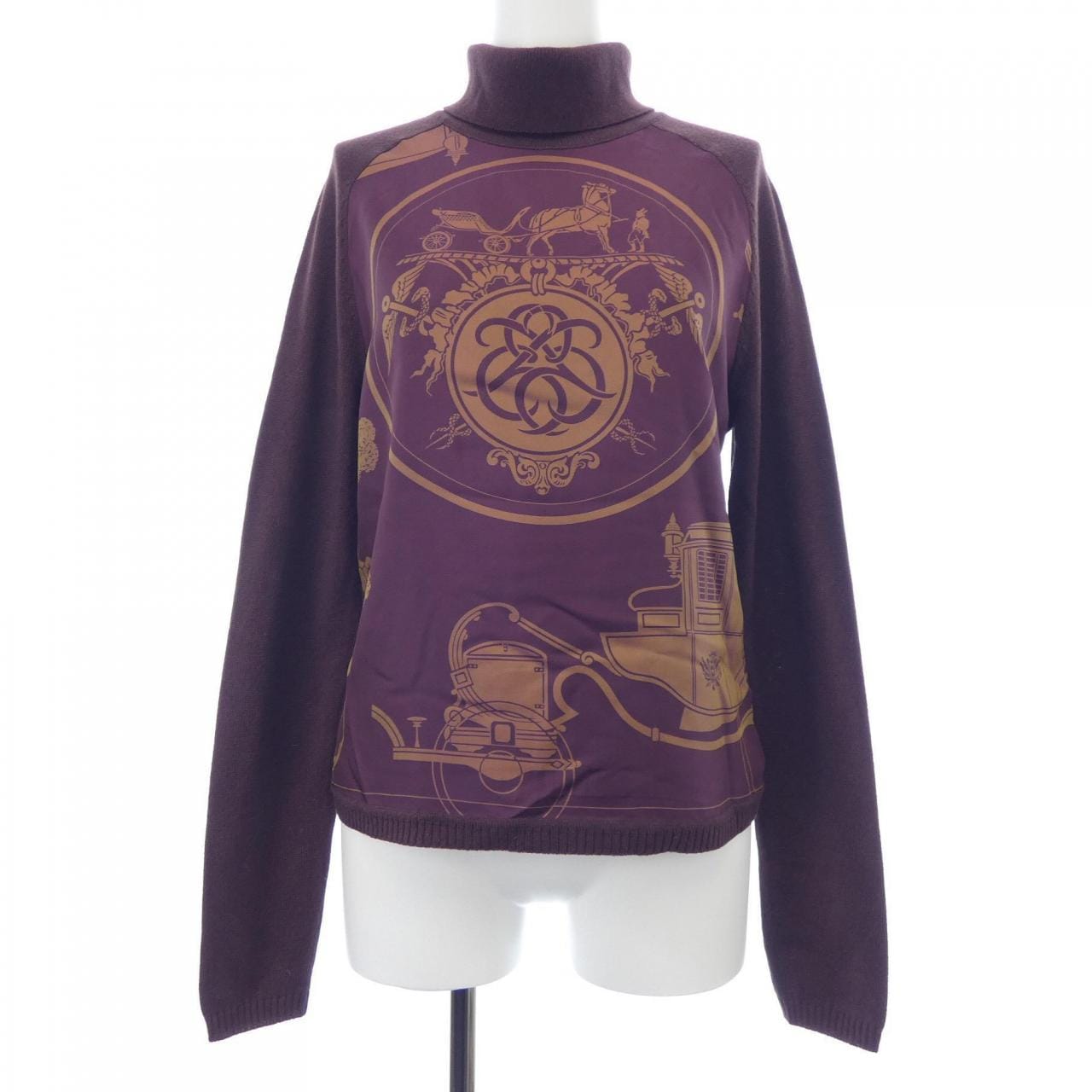エルメス HERMES EX-LIBRIS ツイルレーヌ. ニット