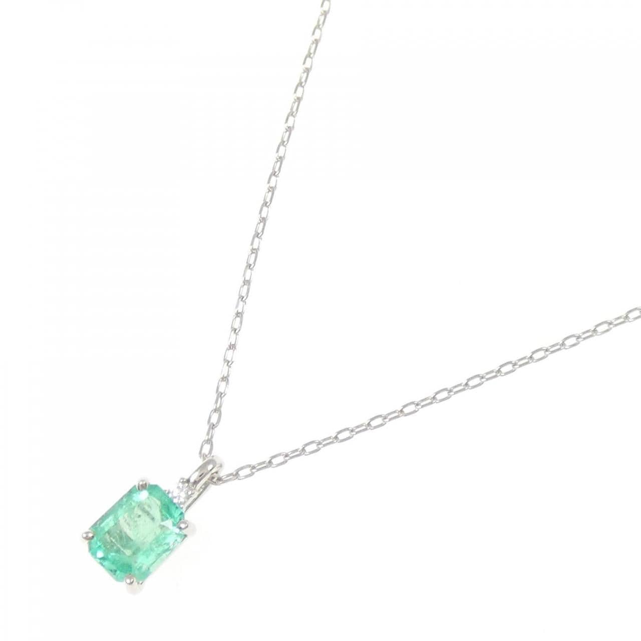 ジーエスティービー エメラルド ネックレス 0.30CT