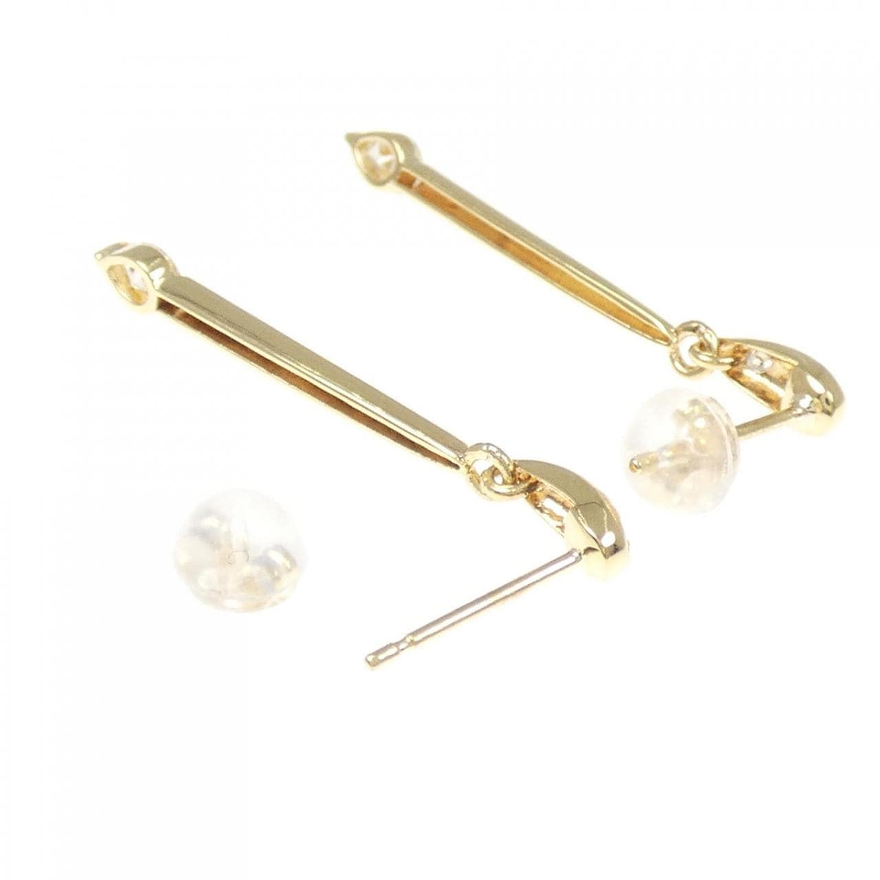 K18YG Diamond earrings 0.30CT