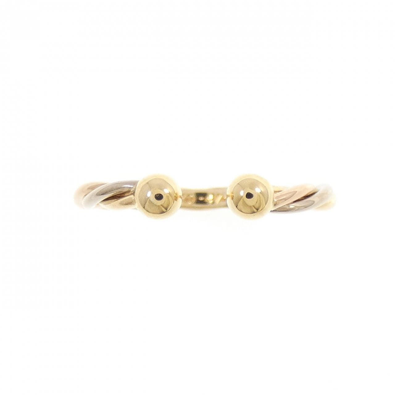 カルティエ 750スリーカラー リング