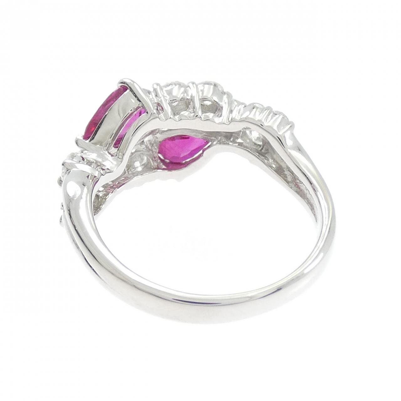 PT900 ルビー リング 1.26CT
