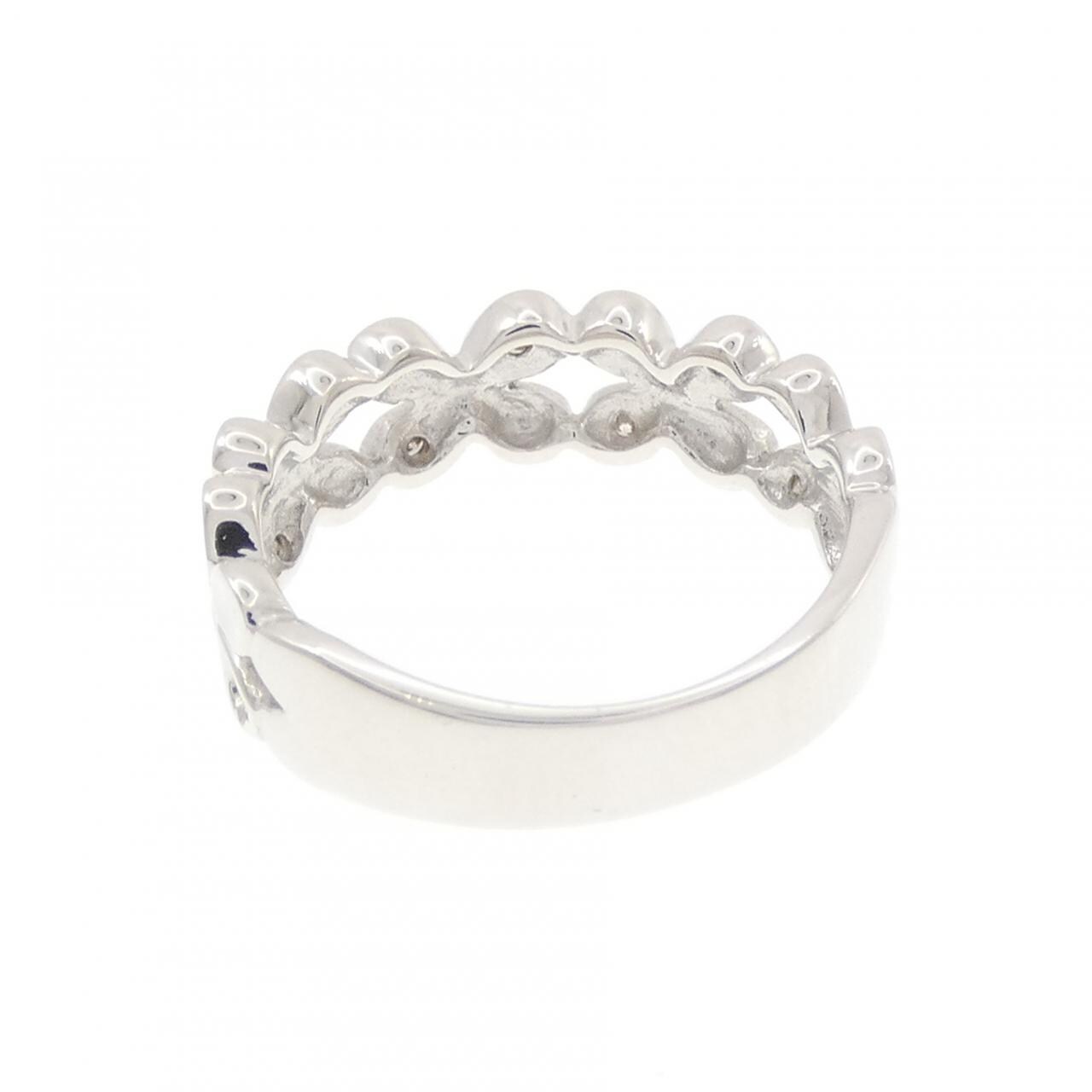 K18WG ダイヤモンド リング 0.06CT