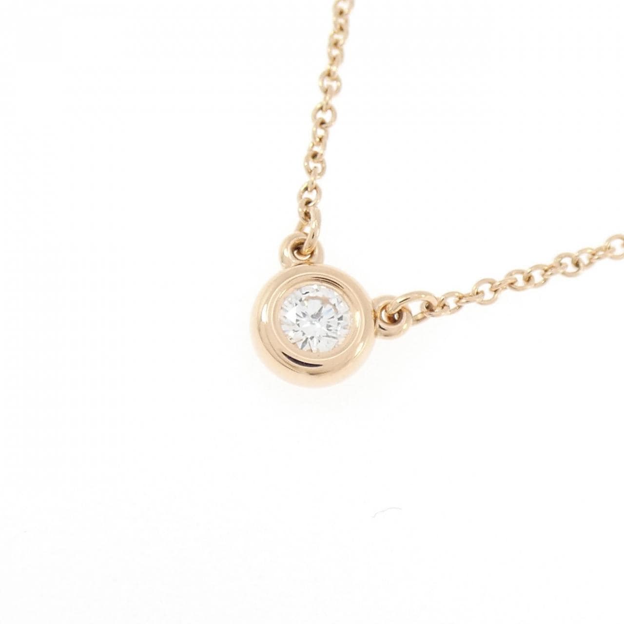 ティファニー バイザヤード ネックレス 0.10CT