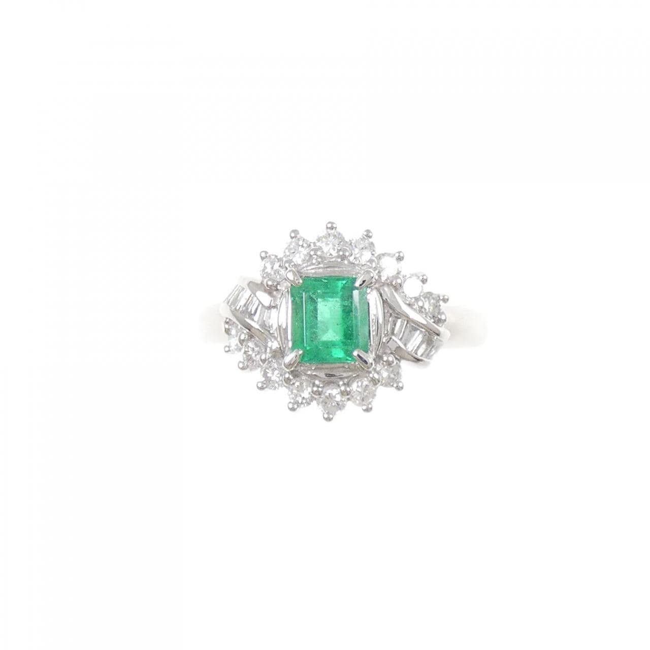 PT900 エメラルド リング 0.50CT