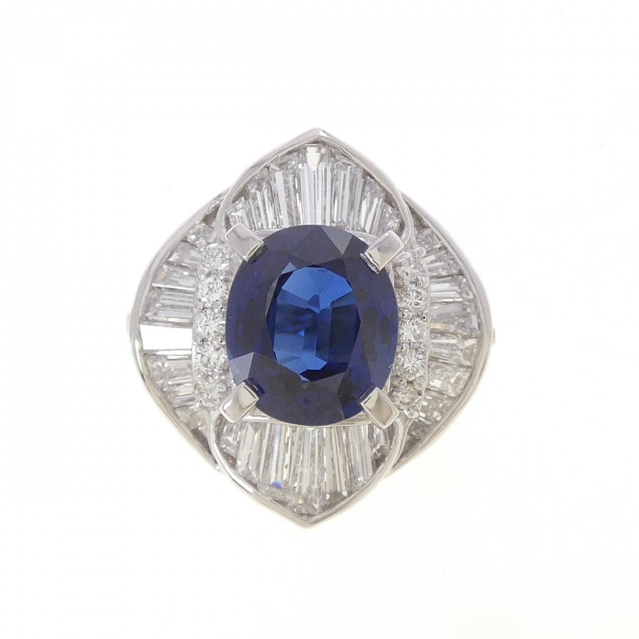 PT900 サファイヤ リング 4.43CT