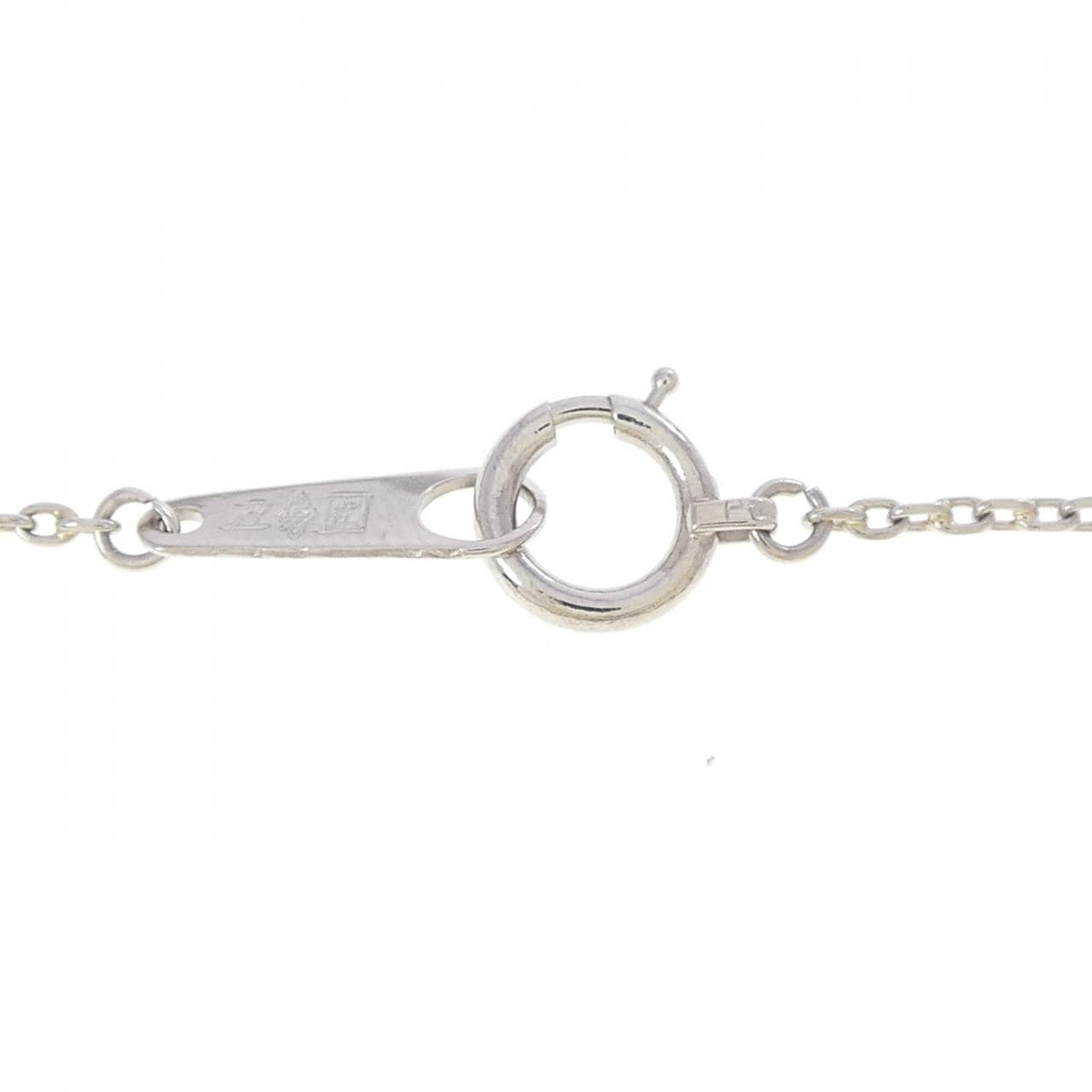 PT900/PT850 ルビー ネックレス 0.46CT