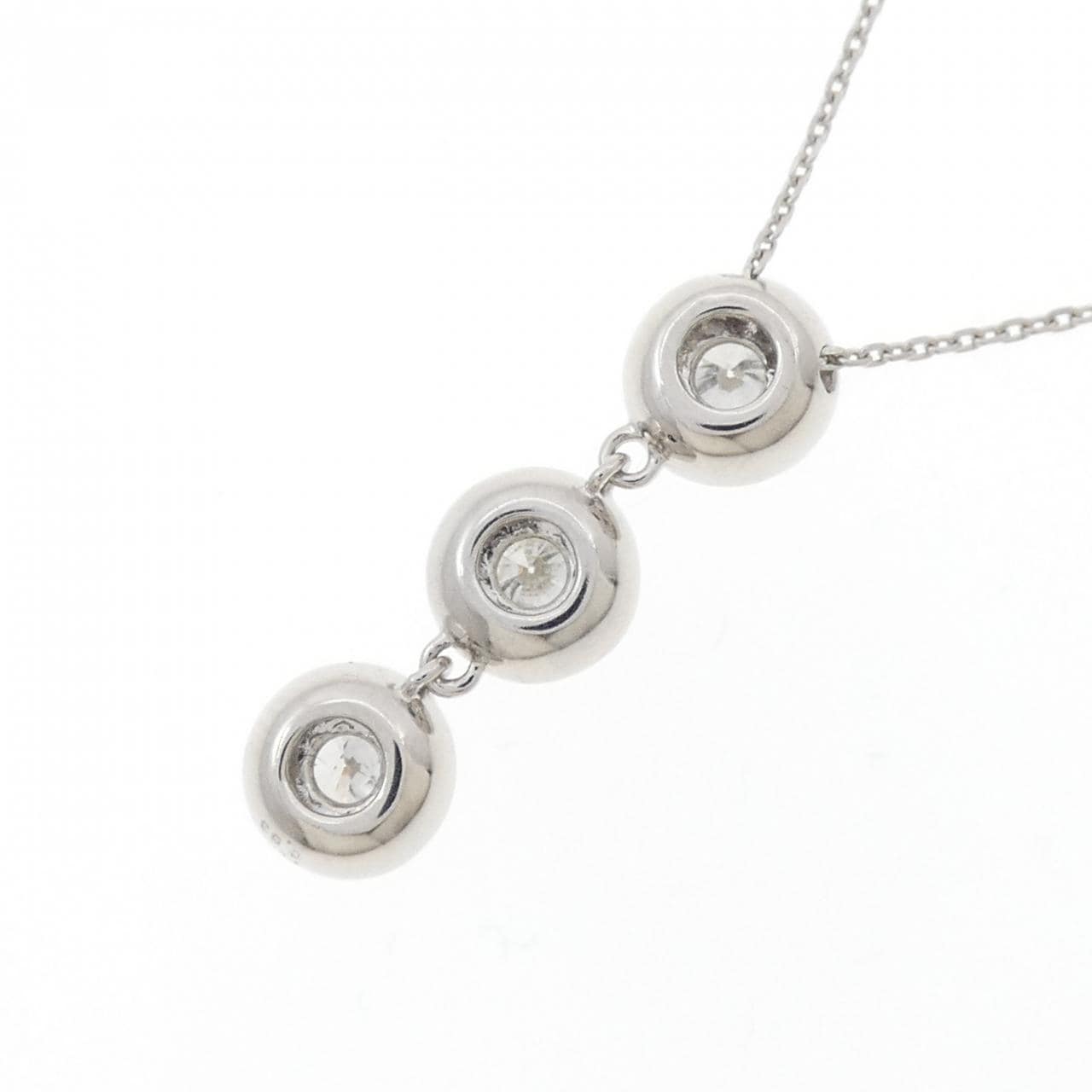 PT900/PT850 ダイヤモンド ネックレス 0.53CT