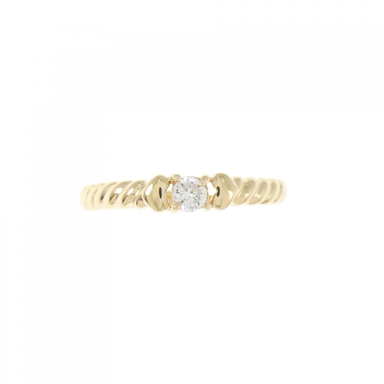 K18YG ダイヤモンド リング 0.08CT