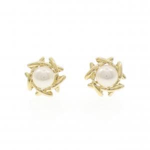 ティファニー アコヤパール ピアス 6.5mm