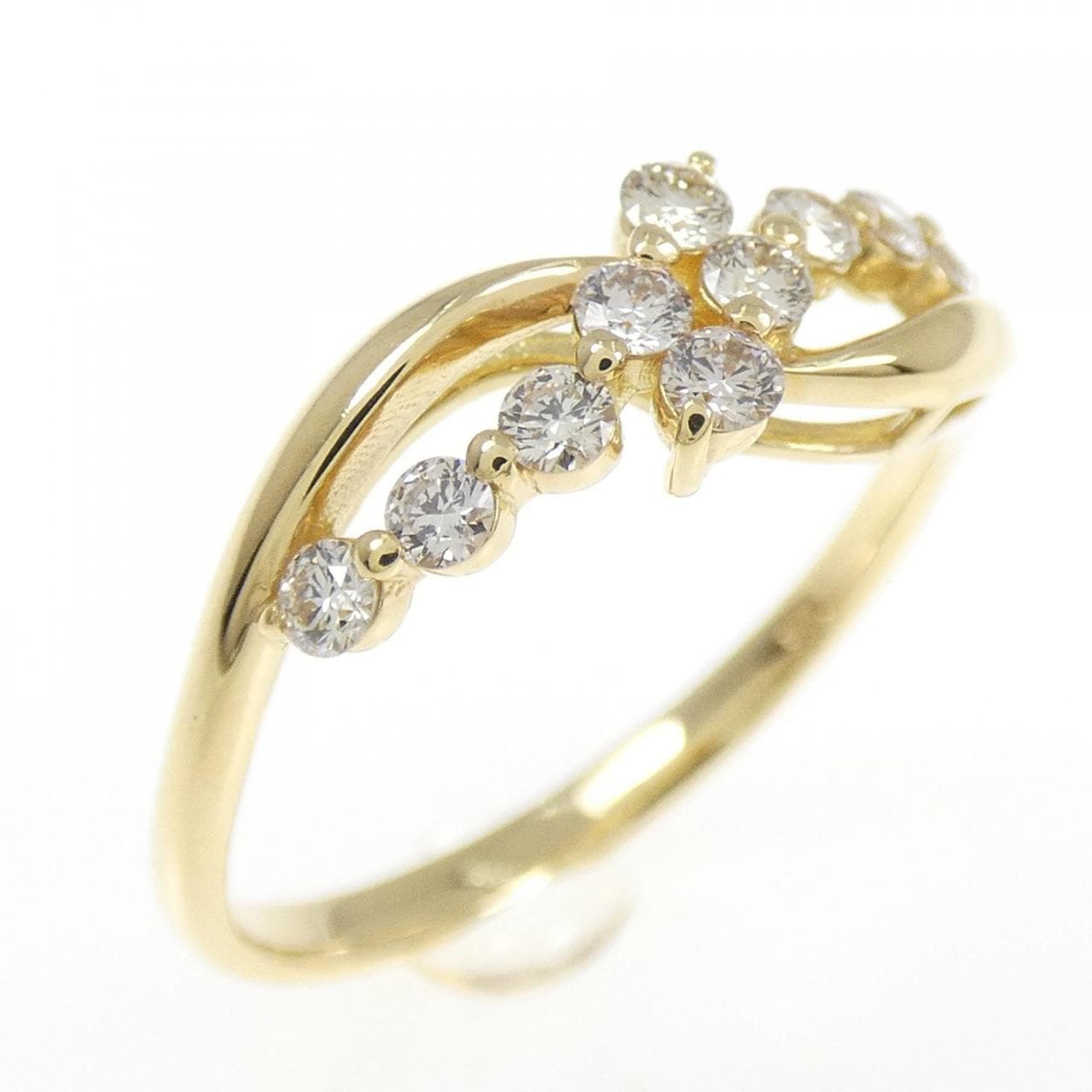 【新品】K18YG ダイヤモンド リング 0.25CT