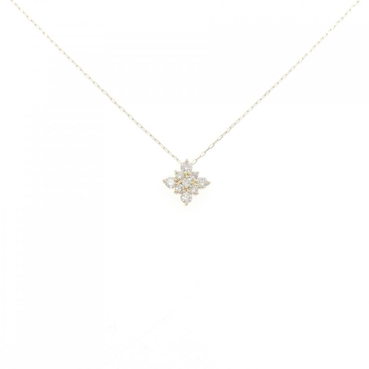 【新品】K18YG ダイヤモンド ネックレス 0.20CT