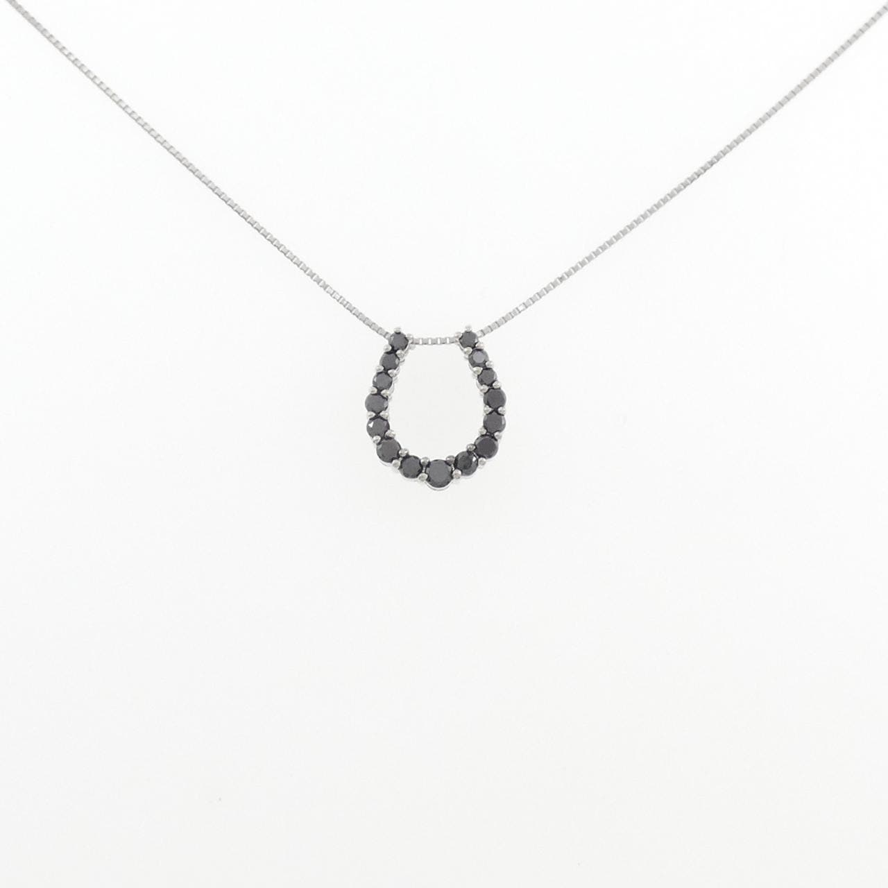 PT900/PT850 ホースシュー ダイヤモンド ネックレス 0.50CT