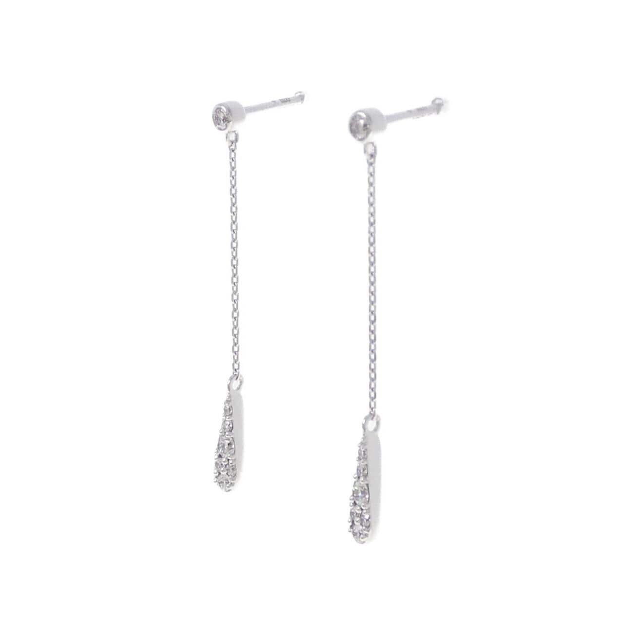 ポンテヴェキオ ダイヤモンド ピアス 0.18CT