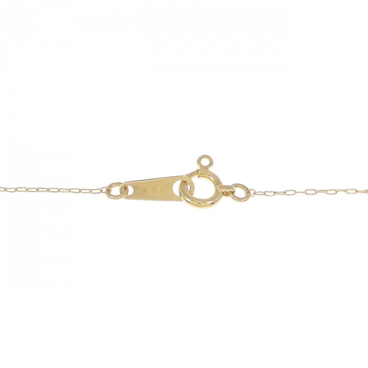 K18YG ソリティア ダイヤモンド ネックレス 0.30CT