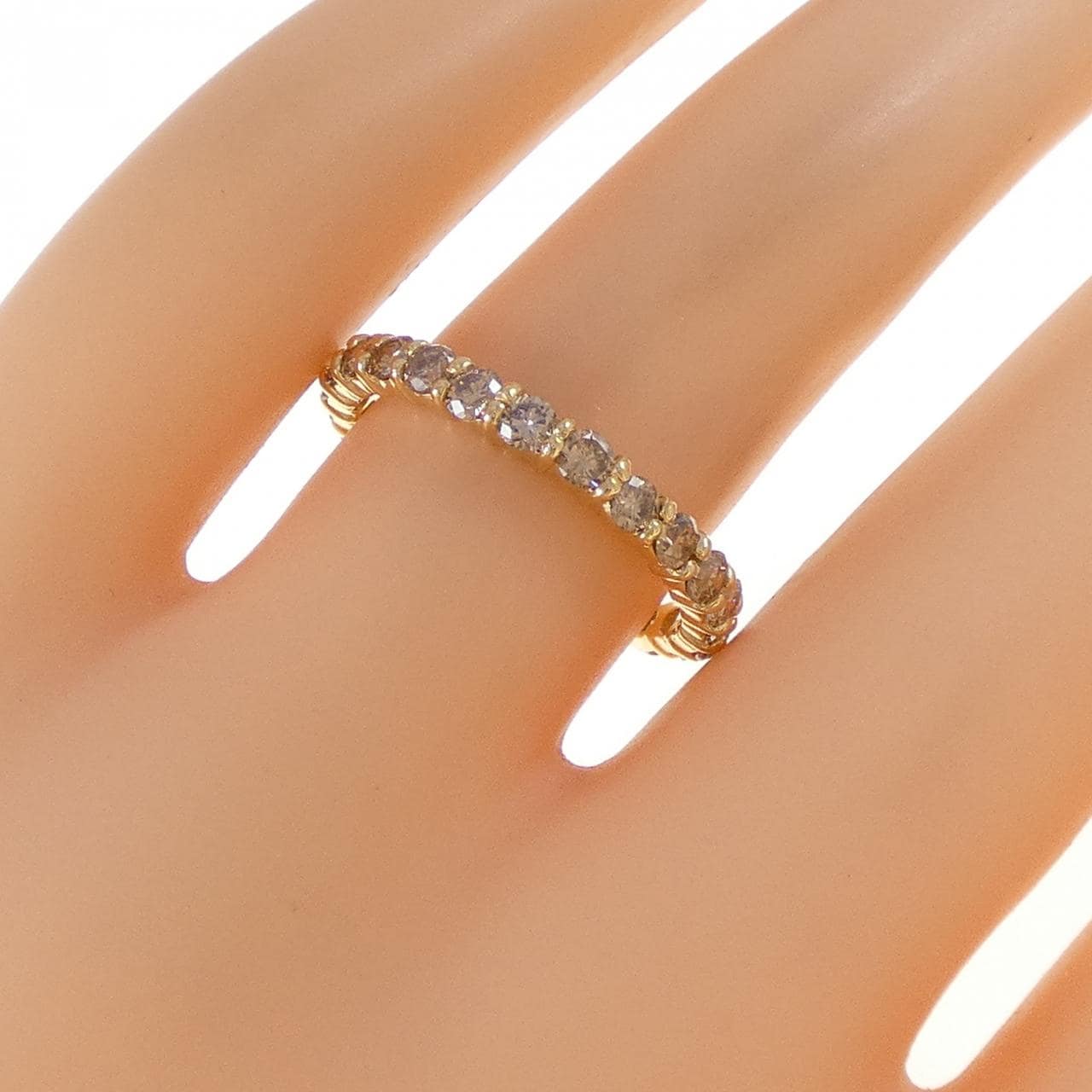 K18YG ダイヤモンド リング 1.00CT