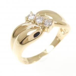 K18YG ダイヤモンド リング 0.15CT