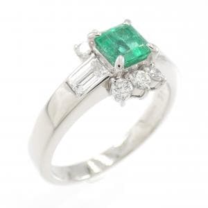 PT エメラルド リング 0.45CT