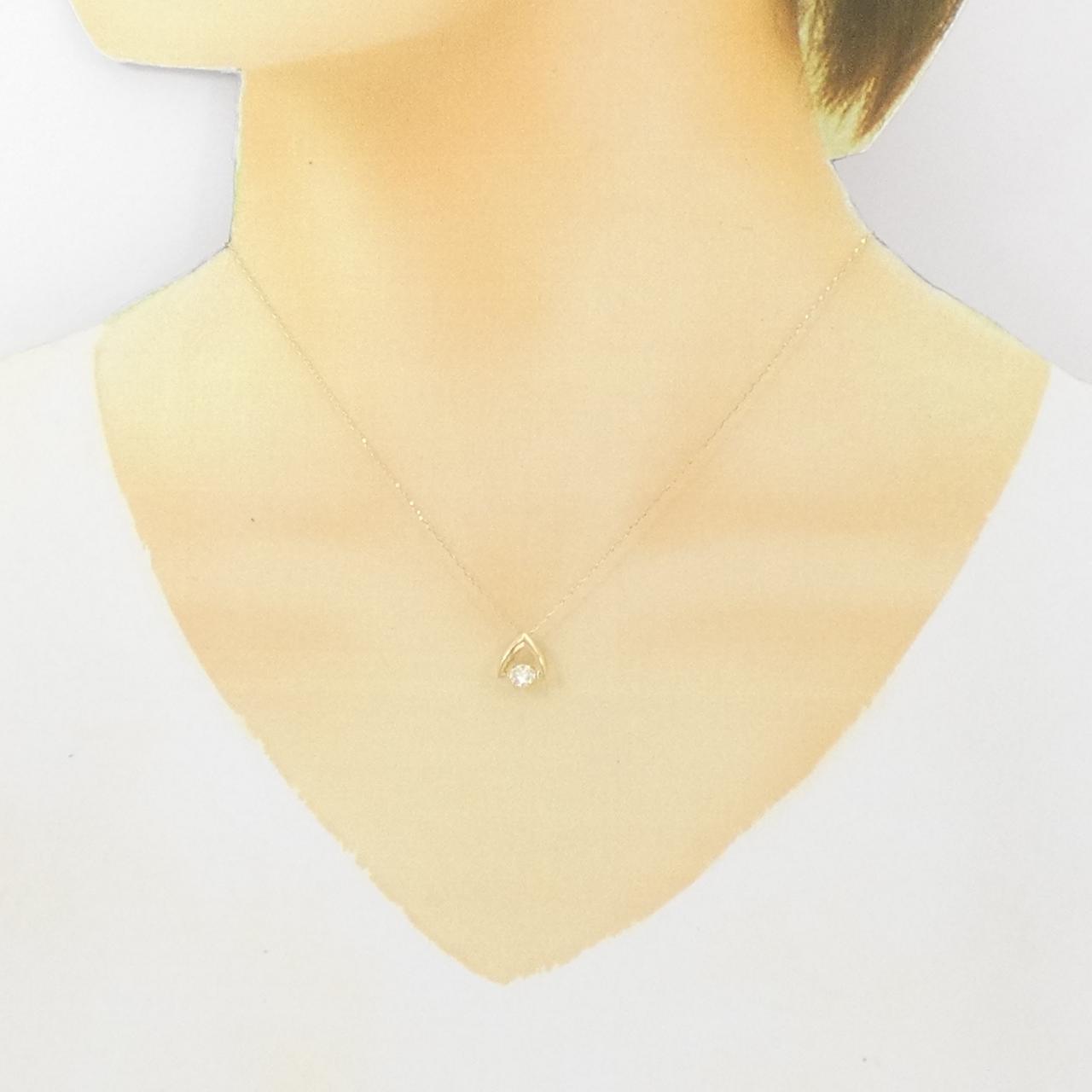 【新品】K18YG ダイヤモンド ネックレス 0.33CT