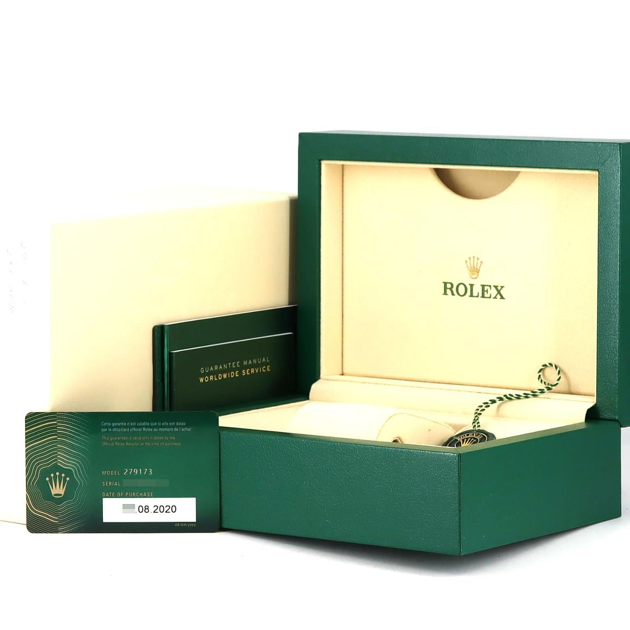 ロレックス デイトジャスト 279173NG SSxYG 自動巻 ランダム番