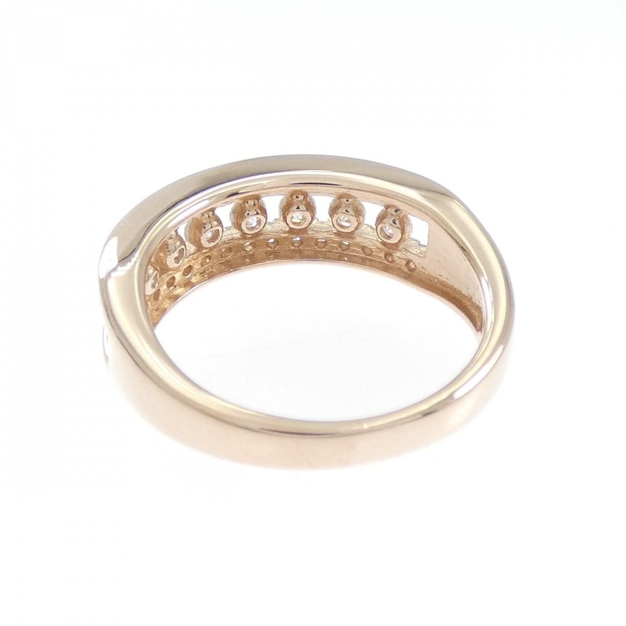 K18PG ダイヤモンド リング 0.45CT