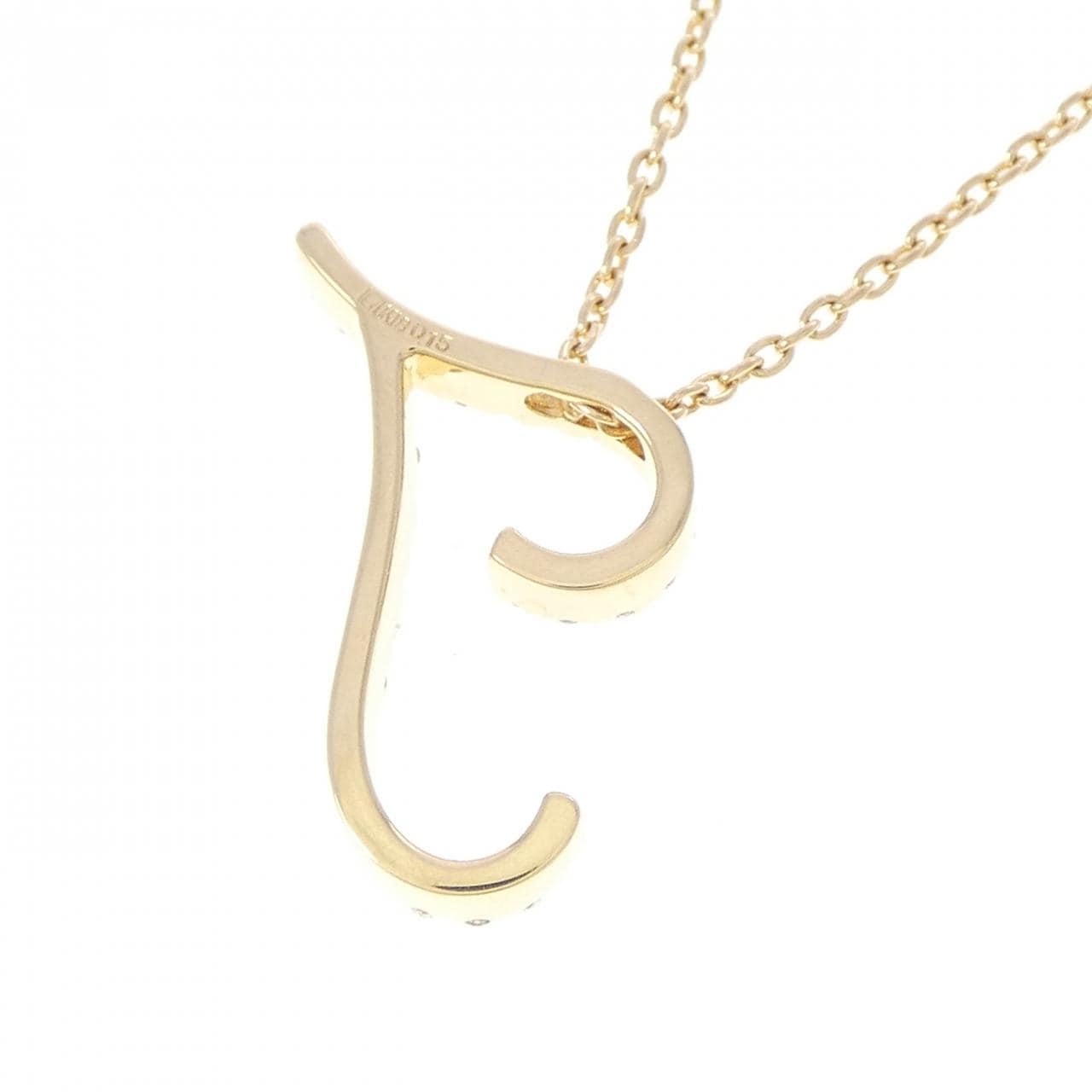ポンテヴェキオ イニシャル ネックレス 0.15CT