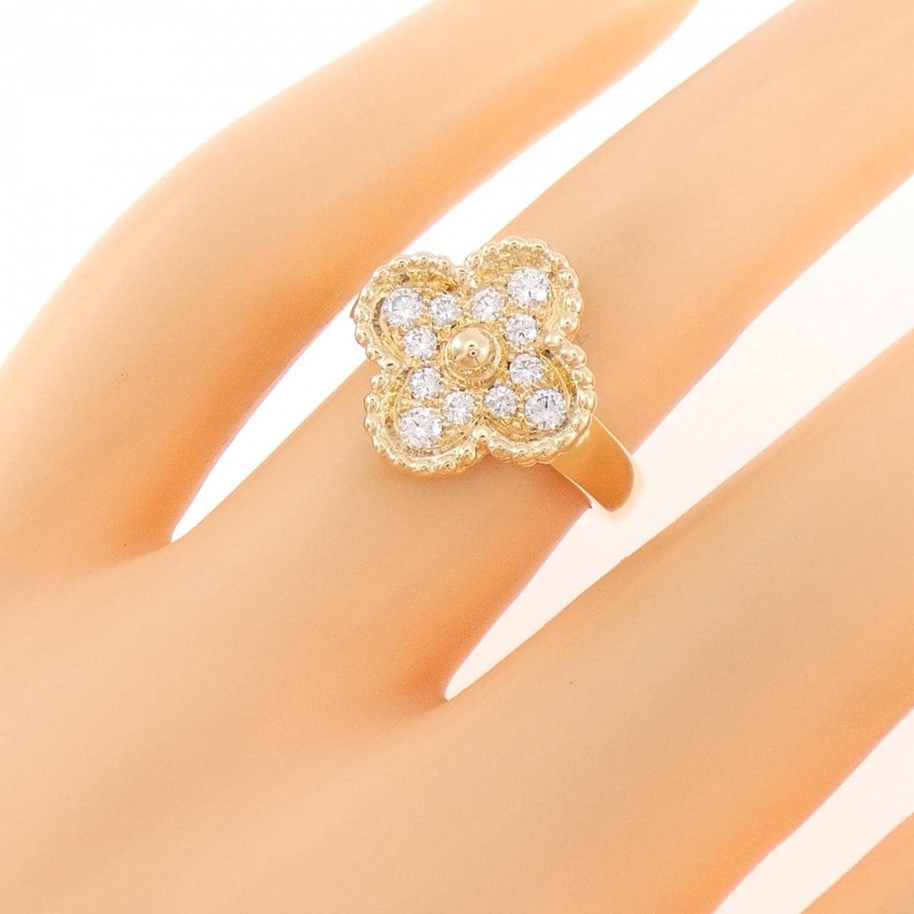 ヴァンクリーフ&アーペル ヴィンテージアルハンブラ リング