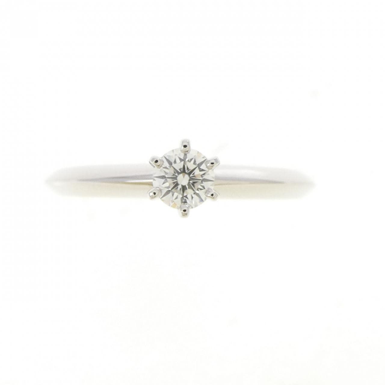 ティファニー クラシックソリティア リング 0.19CT I VS1 3EXT