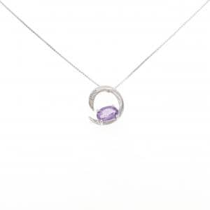 K14WG アメジスト ネックレス