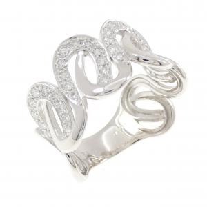 K18WG ダイヤモンド リング 0.50CT