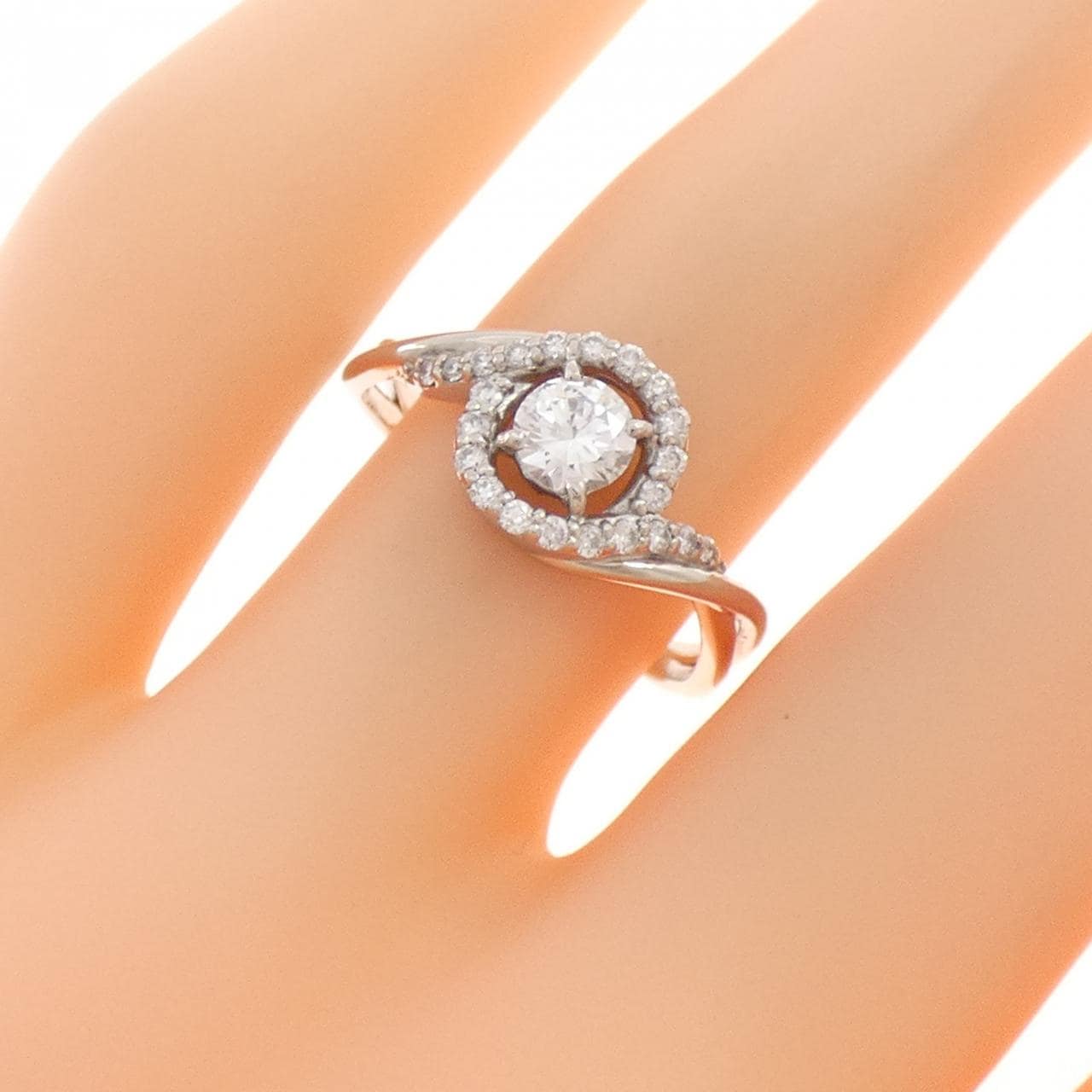 PT900 ダイヤモンド リング 0.300CT E VS2 Good