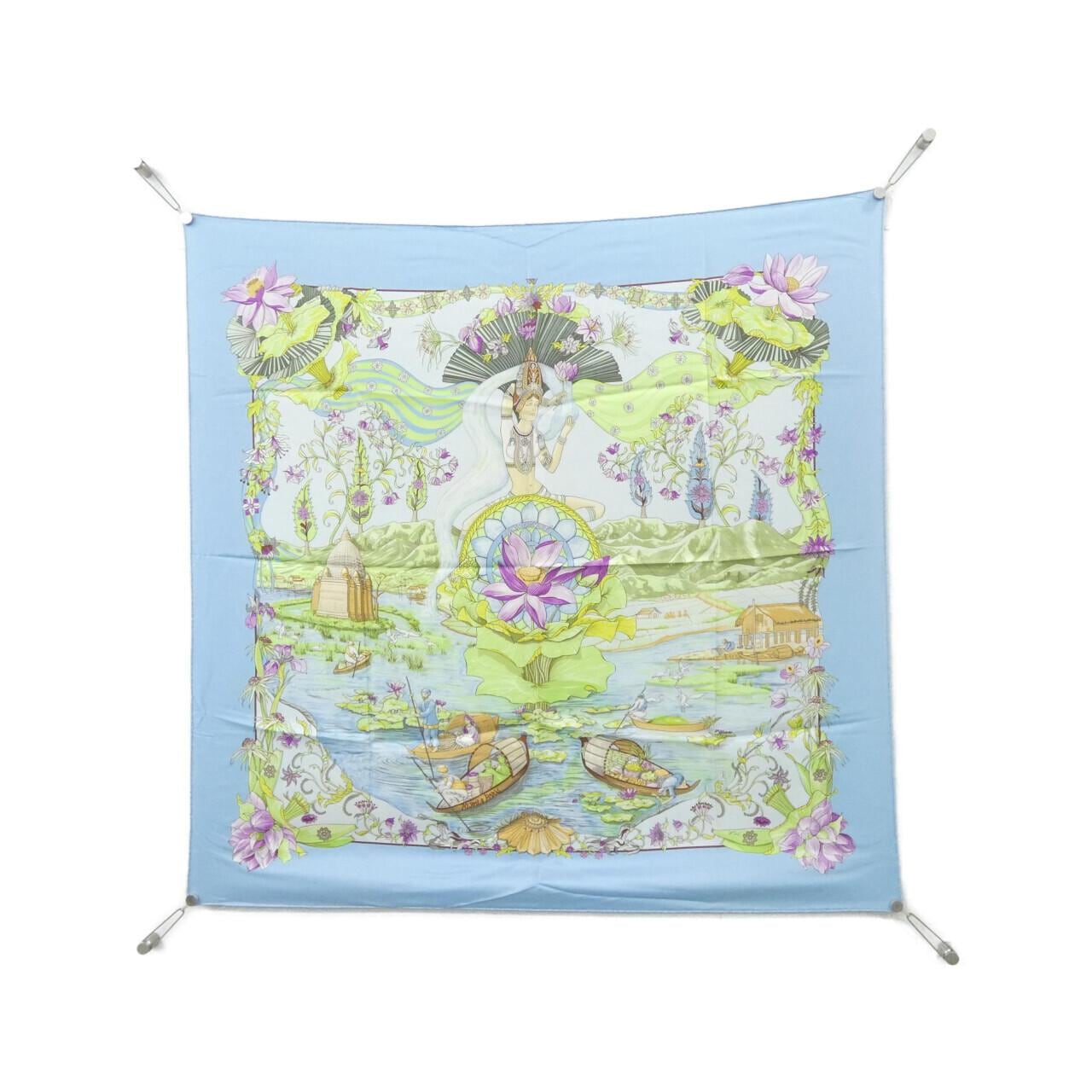 エルメス SARASVATI カレ スカーフ