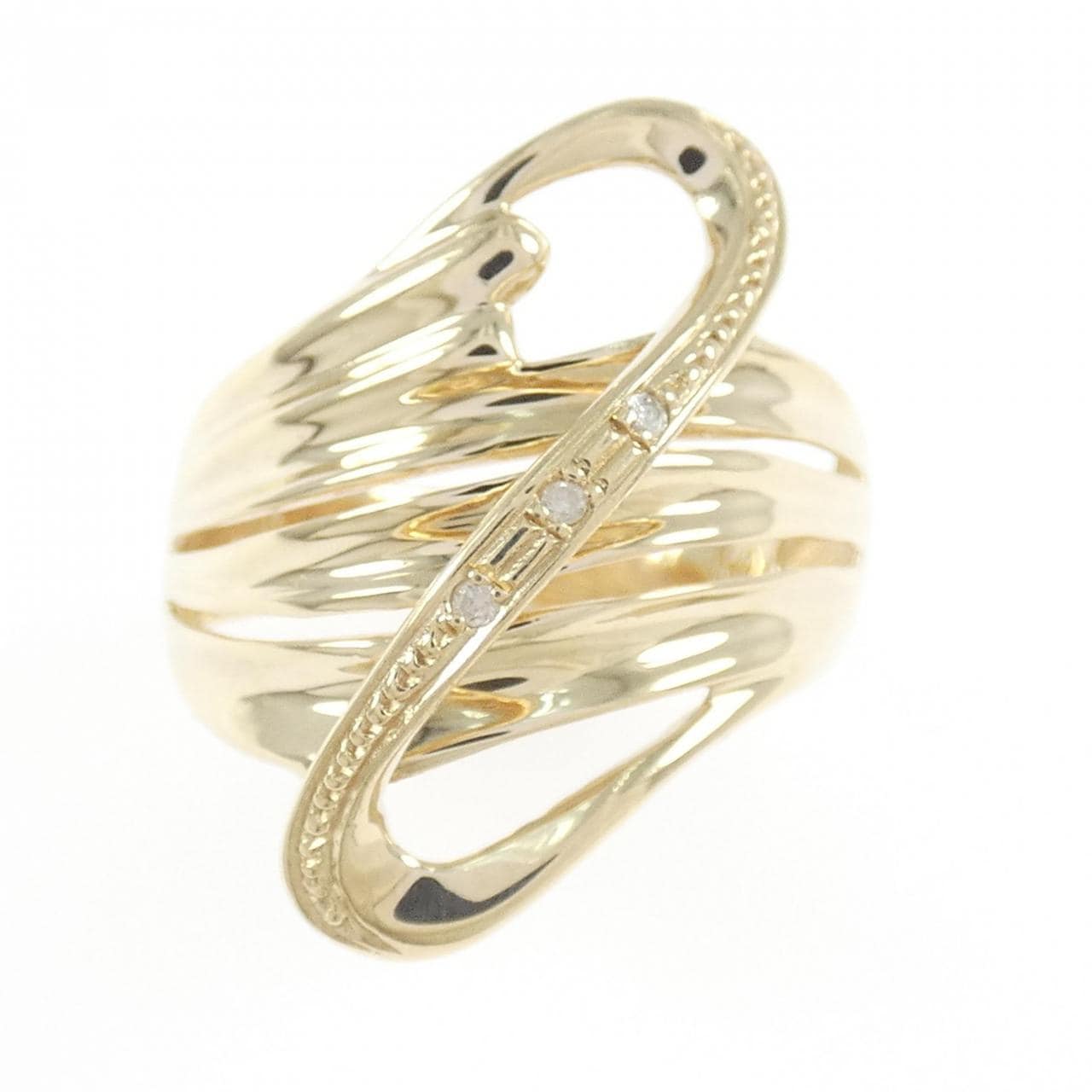 K10YG ダイヤモンド リング