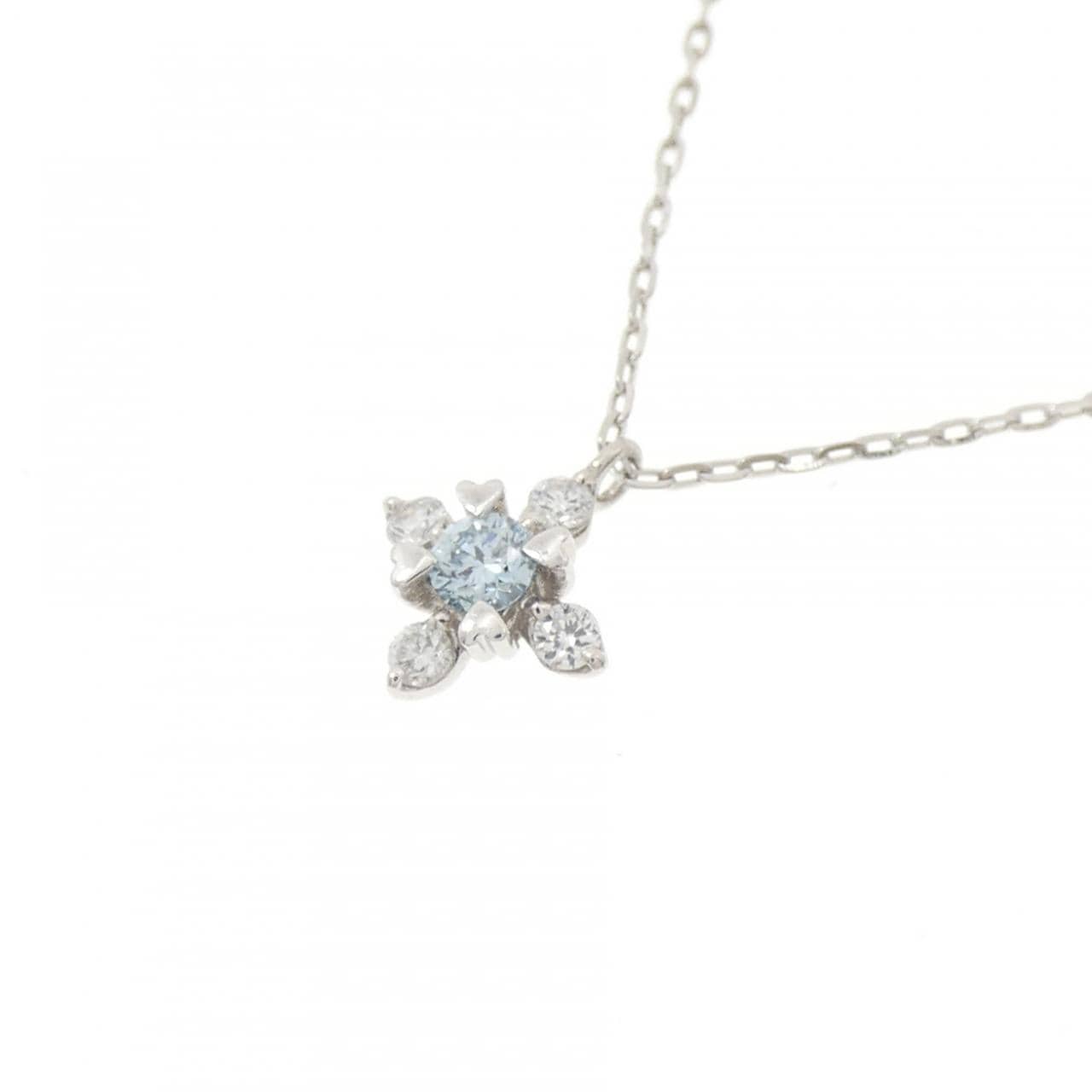 PT900/PT850 ダイヤモンド ネックレス 0.10CT