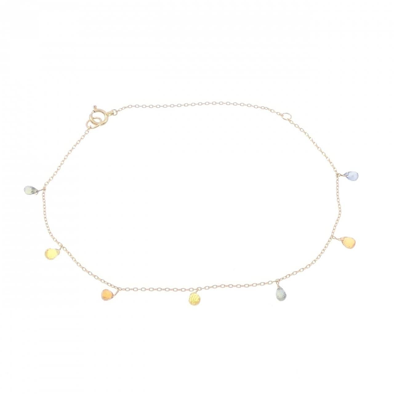 K18YG サファイヤ ブレスレット