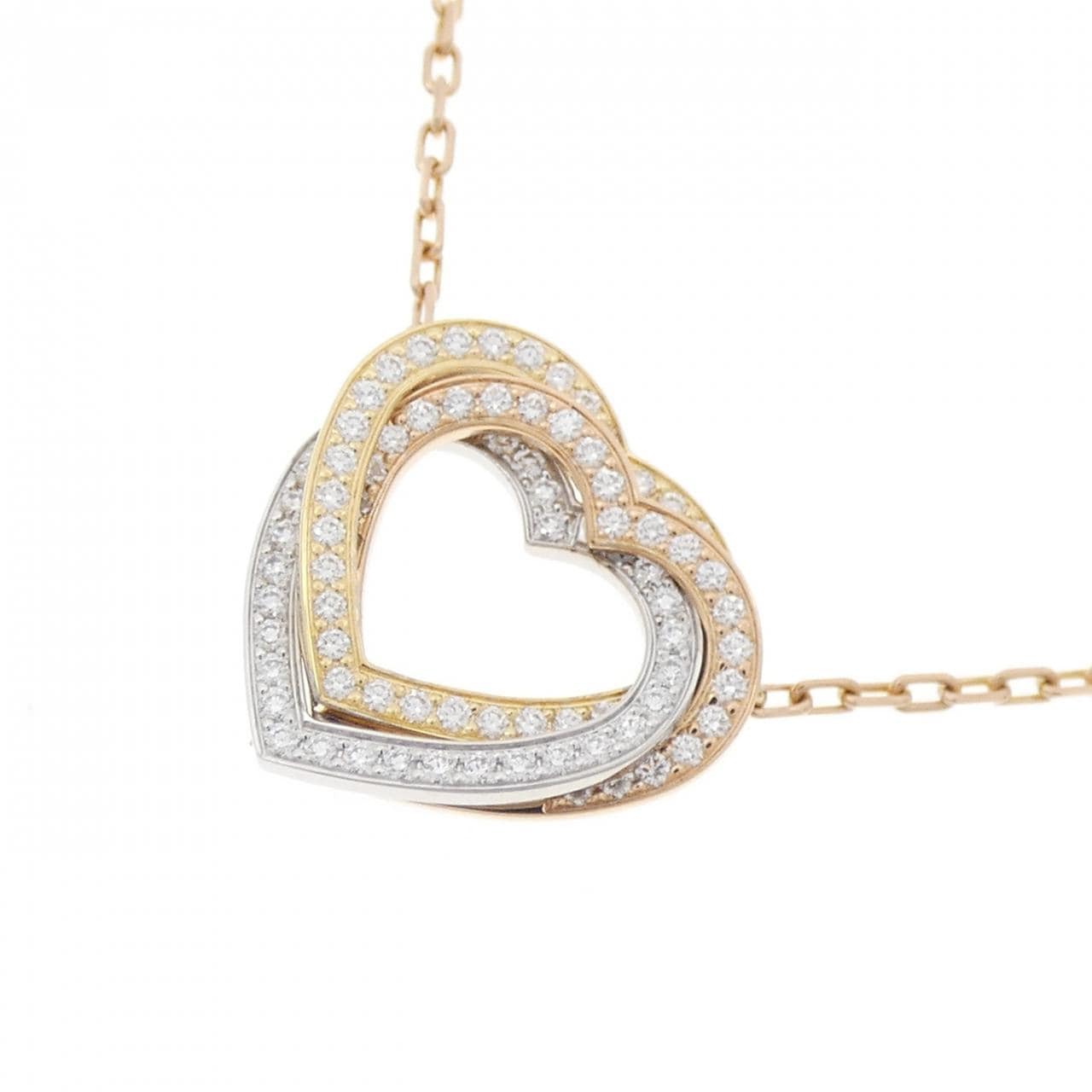 Cartier Trinity心形项链