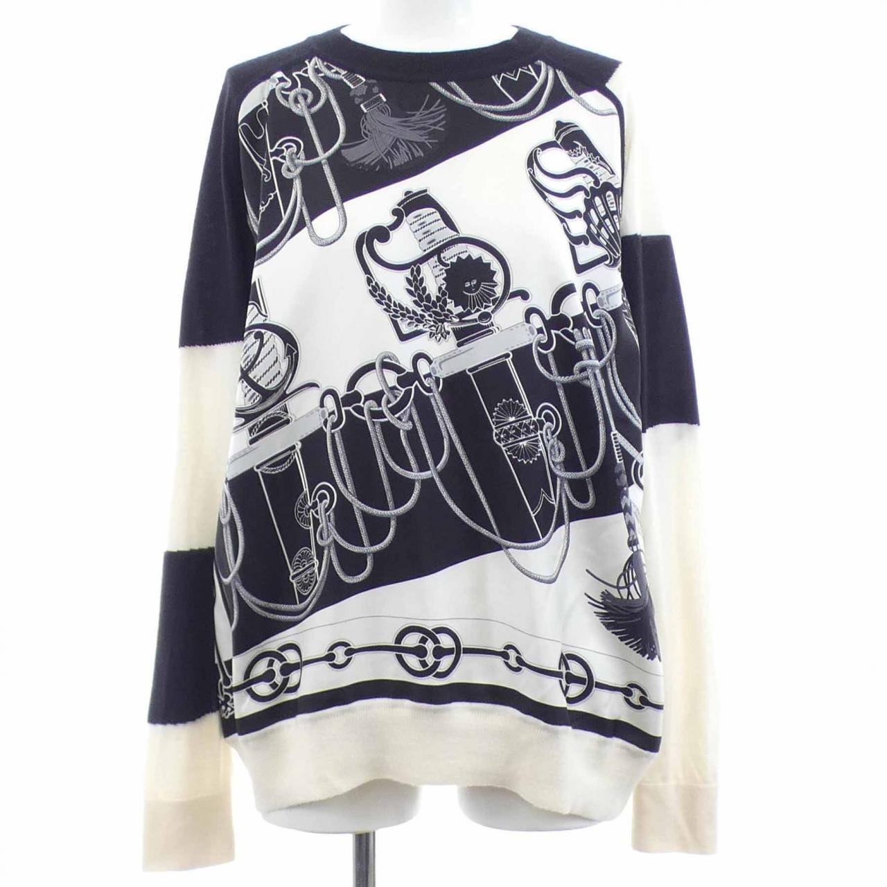 エルメス HERMES ツイルレーヌ CLIQUETIS 2E2837D6 ニット