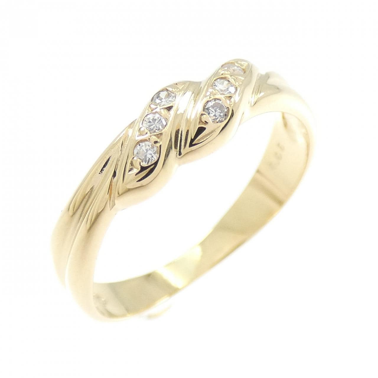 K18YG ダイヤモンド リング 0.05CT