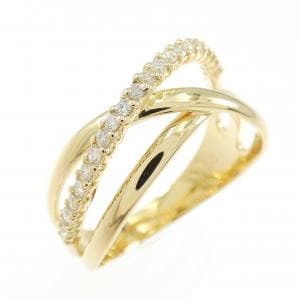 K18YG ダイヤモンド リング 0.14CT