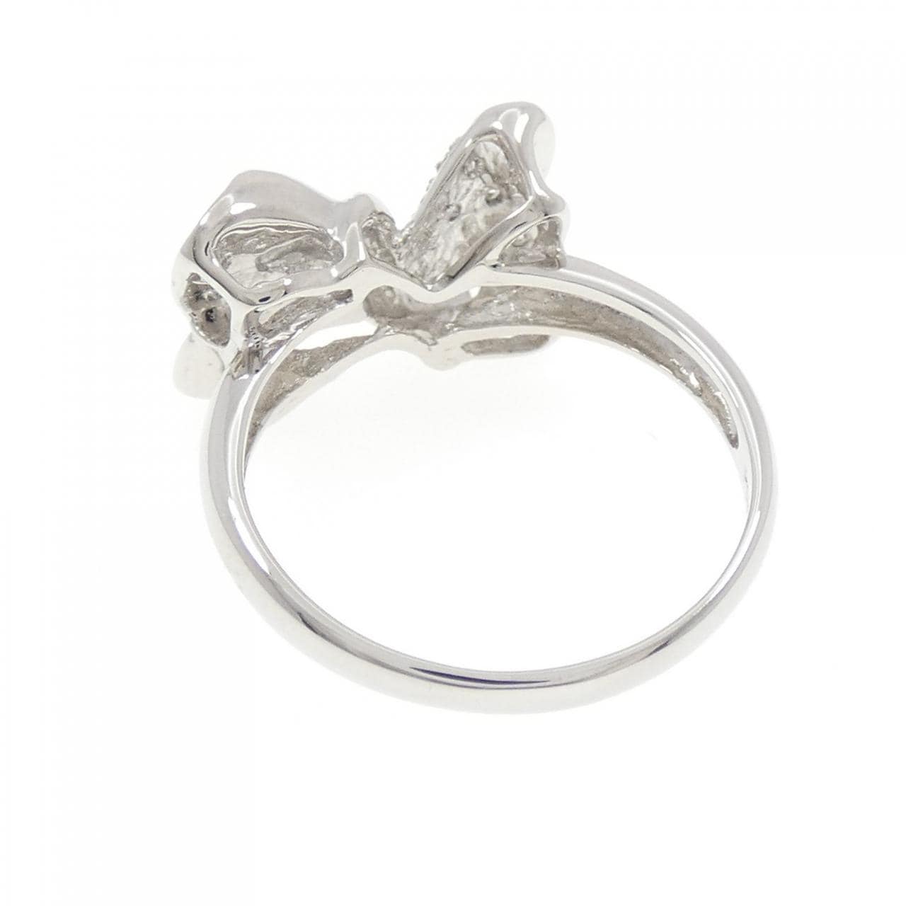 PT900 リボン ダイヤモンド リング 0.20CT
