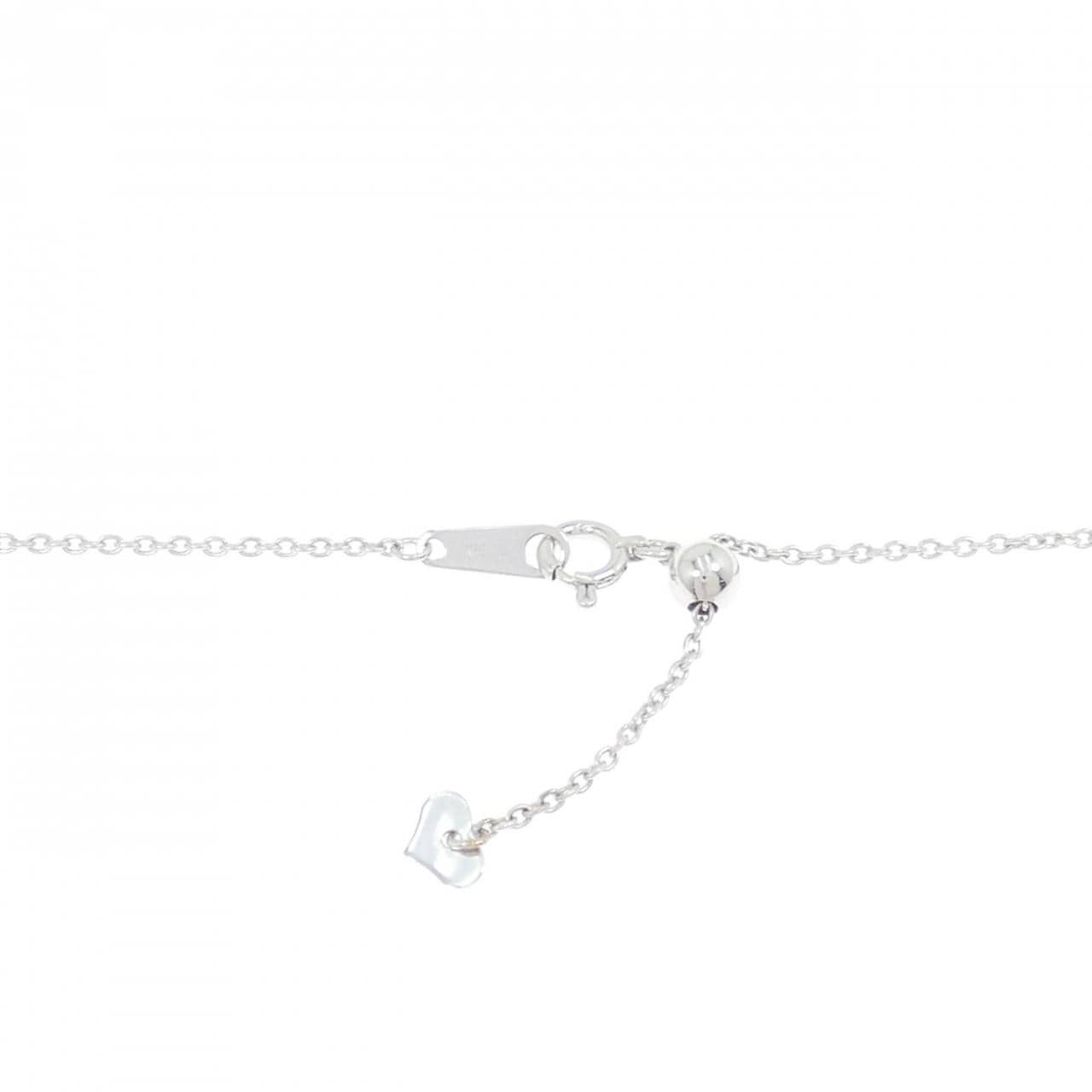 K18WG クロス ダイヤモンド ネックレス 1.00CT