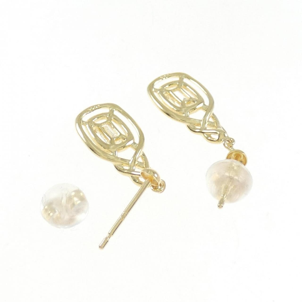 【新品】K18YG ダイヤモンド ピアス 0.16CT